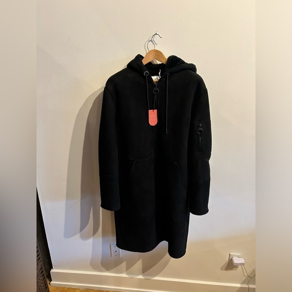 The Arrivals Shearling Leather Parka - Picture 2 of 7